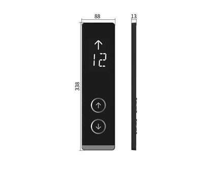 Mặt gọi tầng Nổi Gương Đen LOP-79